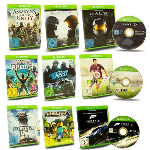 Xbox One Jeux Assassins Creed Halo Fifa Forza Horizon Motorsport Tomb Raider