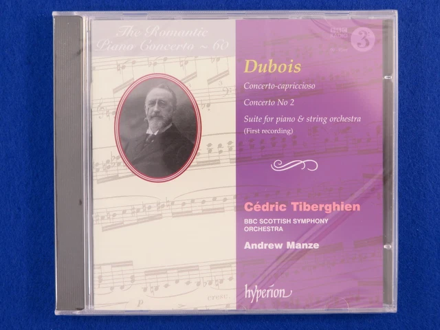 Dubois Concerto-Capriccioso Concerto No 2 Cedric Tiberghien - Brand New - CD