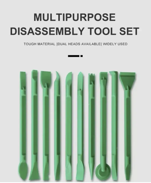 10PC Phone Repair Tools Kit Disassembly Spudger Plastic Crowbar Pry Opening Set