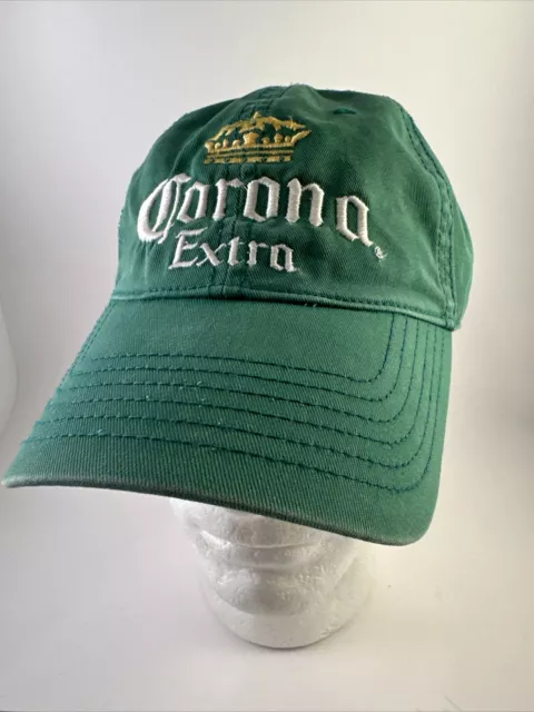 Corona Extra Green Adjustable Strapback Hat Baseball Dad Cap