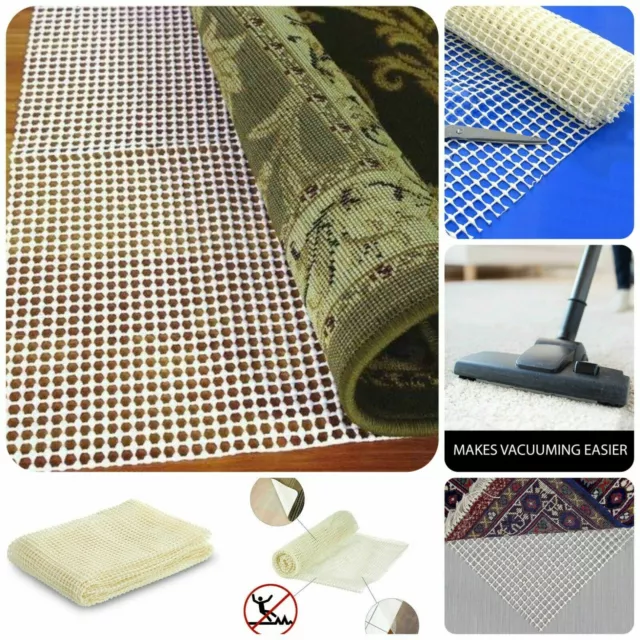 Anti Slip Rug Underlay For Carpet Gripper Multi Purpose Non Slip Rug Grip Mat