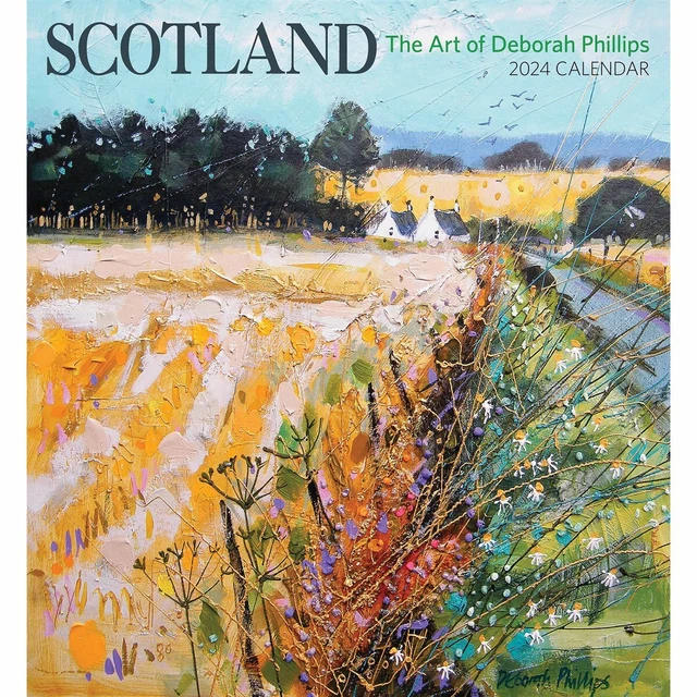 SCOTLAND, THE ART Of Deborah Phillips Calendar 2024 Regional Month