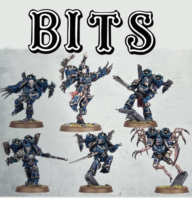 Warhammer 40k Chaos Space Marine Bits - Heretic Marine Torso And Legs (#94-96)