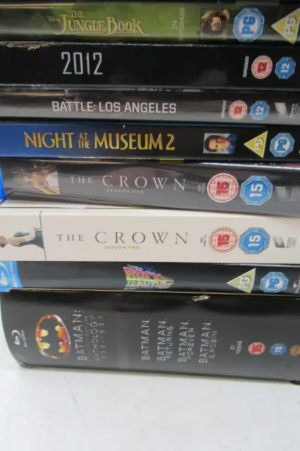 JOB LOT OF BLU RAY DISCS various films and tv shows included 3