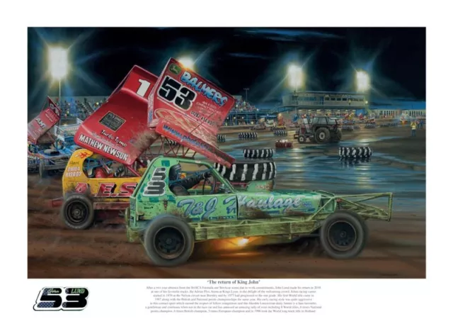 BriSCA F1 print of John Lund