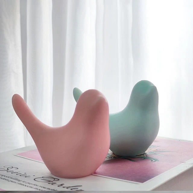 Moldes de velas silicona fiesta regalo resina artesanal reutilizable forma de pájaro