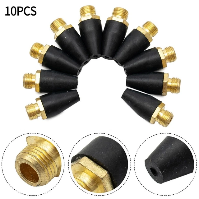 Nuevo Práctico Boquillas Enchufe Set Parte De Punta Accesorios 10 piezas Cabezal de Recambio