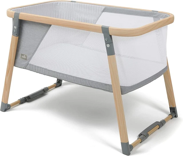 Cuna plegable Babylo Natura, cuna de viaje, cuna de cabecera, BL11906