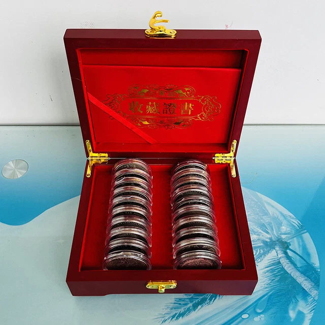 Chinese Silver Dollar White Copper and Silver Dollar Antique Crafts中国银元二十大珍品白铜银