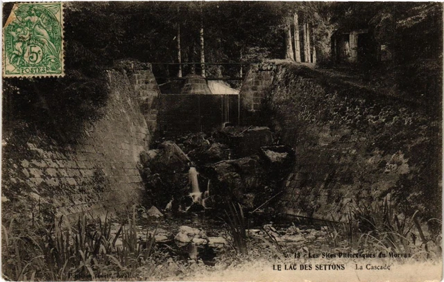 CPA Le Lac des SETTONS - La Cascade (518410)