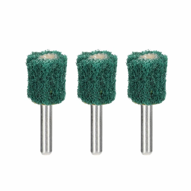 Abrasive Wheels 20mm x 25mm Buffing Polishing Wheels with 6mm Shank 3pcs