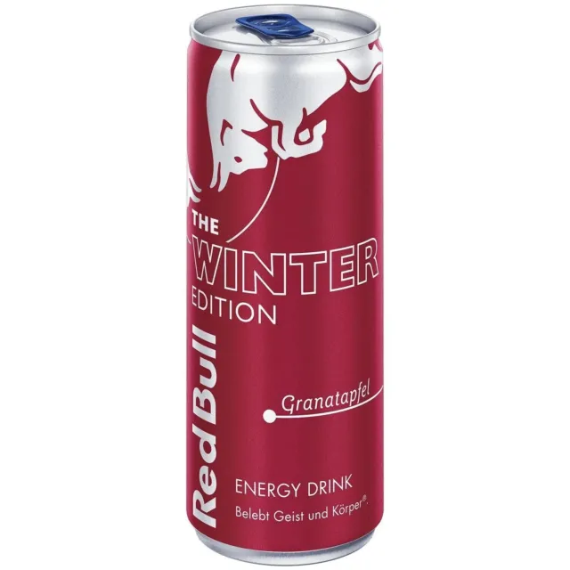 Red Bull Winter Edition 2021 Granatapfel Limited Edition - MHD Abgelaufen