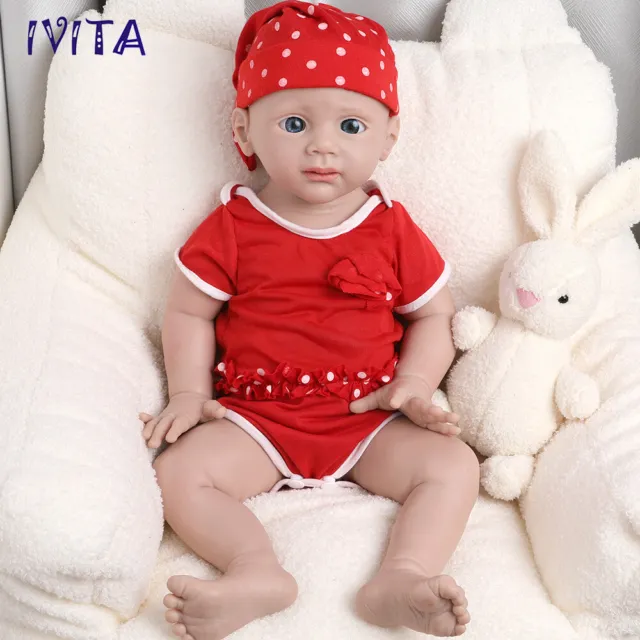 20" Lifelike Silicone Rebirth Baby Doll Girl Children Christmas Gifts Toys 5000g