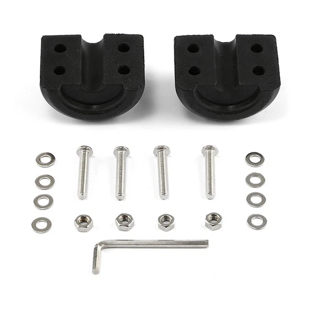 Crochet Double Pour Casque UTV/SSV - Compatible Barre De Sécurité 1.5" à 2" (Kawasaki, Honda, Polaris)