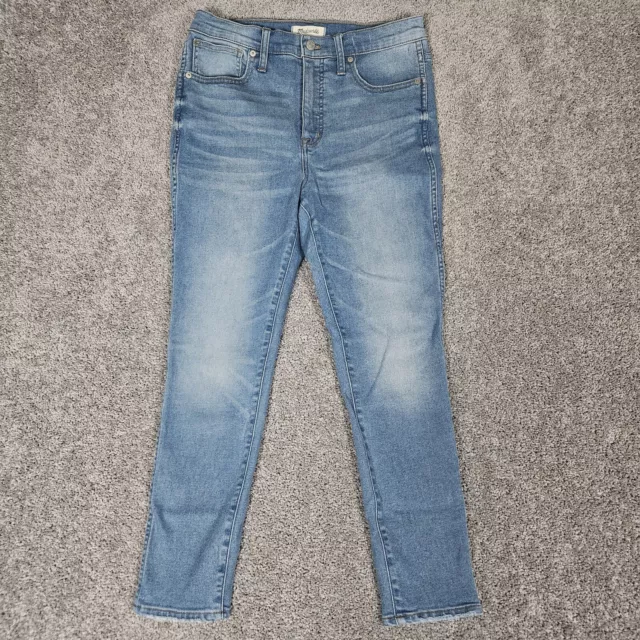 Madewell Jeans Womens 29 Blue 10" High Rise Skinny Crop