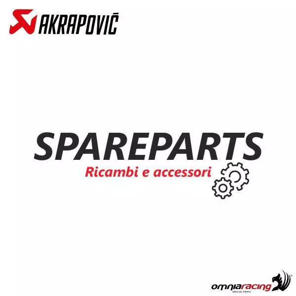 Akrapovic spare parts carbon clamp for exhaust for Aprilia RSV4 / Tuono V4