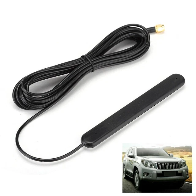 FM DAB Radioantenne mit Magnetfuß und 3m Kabel, Teleskop Antenne 75 Ohm für DAB und UKW, HiFi