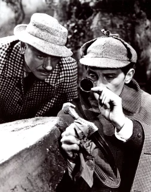 Sherlock Holmes Basil Rathbone 8x10 photo #K9410
