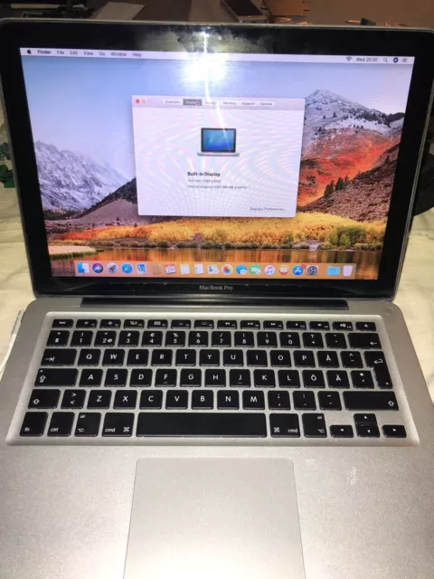 Apple Macbook Pro 13-Inch "Core I5" 2.4 Macbookpro8,1 Late 2011 4Gb 250Gb Ssd