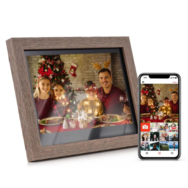 FRAMEO WiFi Digital Photo Frame 10.1" Digital Picture Frame 1280x800 Touch Scree