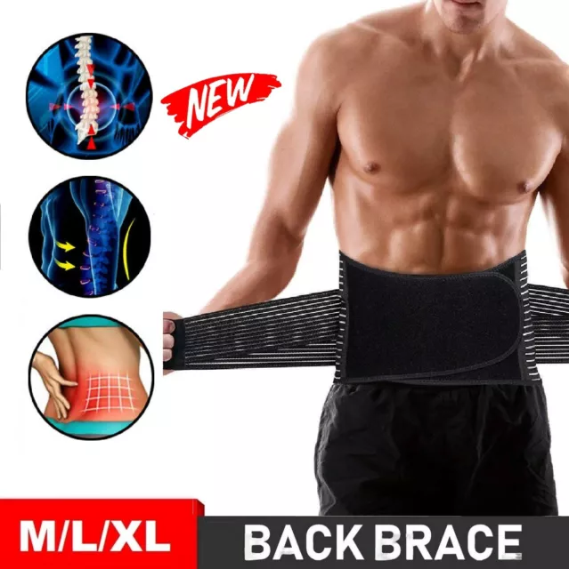 Lumbar Lower Back Support Brace Pain Relief Posture Orthosis Waist Belt Trimmer