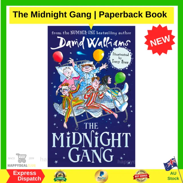 The Midnight Gang by David Walliams | Paperback Book | BRAND NEW | FREE SHIPPING