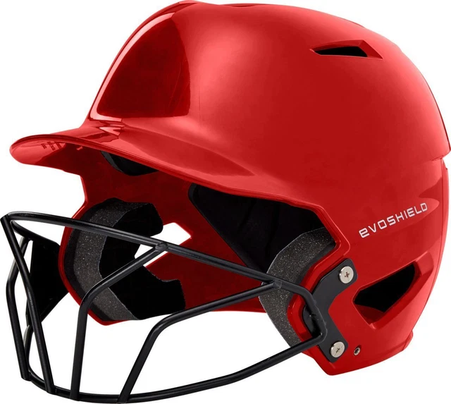 EvoShield Women's XVT Scion Batting Helmet W/ Softball Mask SCARLET LG | XL