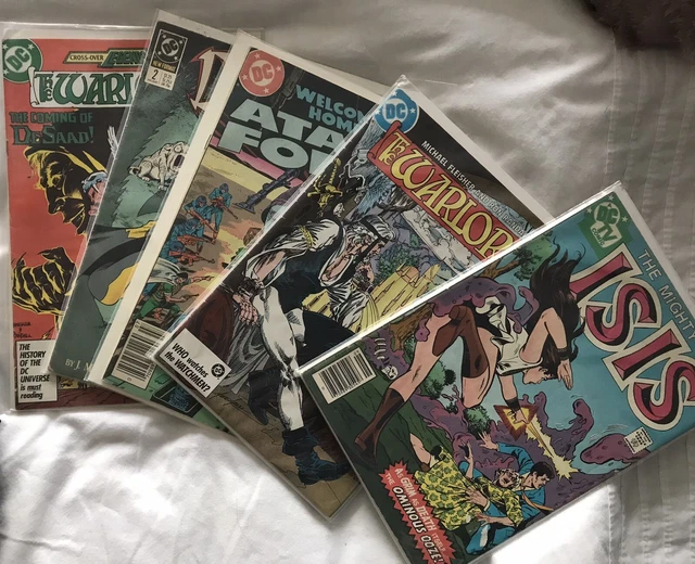 DC bronze age comics Warlord, Atari Force, Dr Fate, Isis