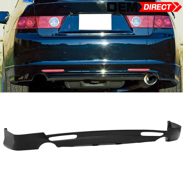 Fits 04-05 Acura TSX OE Style Unpainted Rear Bumper Splitters Spoiler - PU