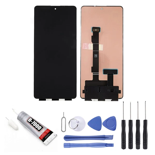 Schermo LCD di ricambio per Xiaomi Poco X5 Pro per Xiaomi Poco X5 Pro 5G 22101320G 22101320I Display LCD Touch Screen Digitizer Kit di montaggio con strumenti (nero