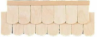 Miniature Dollhouse Shingles 1:12 Scale Fishscale Style by Greenleaf Dollhouses