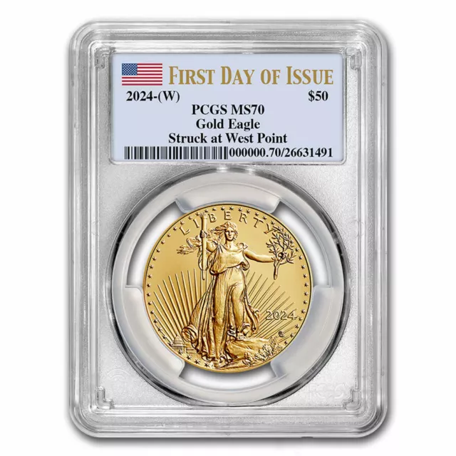 2024-(W) 1 oz American Gold Eagle MS-70 PCGS (FDI)