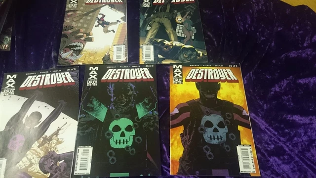 COMIC BOOK LOT 5 COMICS - DESTROYER by MAX - 1 2 3 4 5 COMPLETE Explicit Content