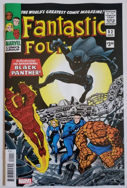 Fantastic Four #52 NM 1st Appearance Black Panther Marvel Comics Key Facsimile