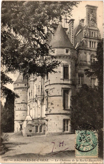 CPA AK BAGNOLES-de-l'ORNE - Le Chateau de la Roche-BAGNOLES (435082)