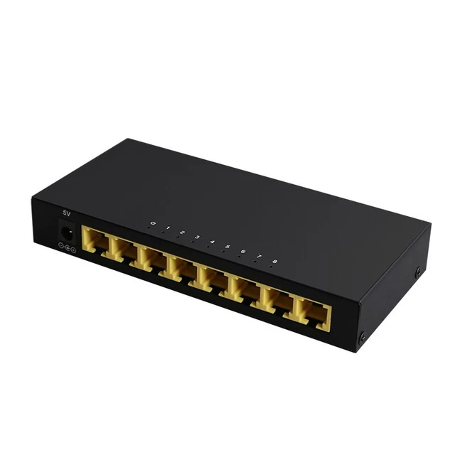 8 PORT GIGABIT 1000Mbps Unmanaged Network Switch Splitter