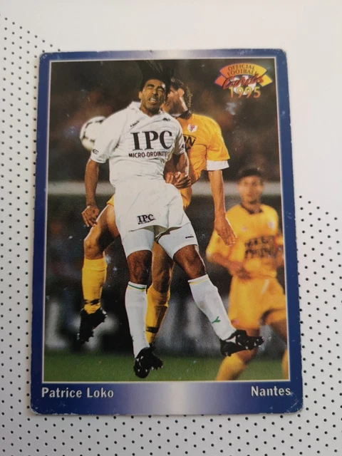 Carte Panini Patrice Loko - FC Nantes - Football 1995 #147 - Très Bon état