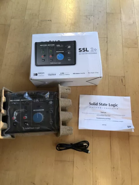 Solid State Logic SSL 2+ (2 Plus) USB Audio Interface 24 Bit/192 kHz 2-IN/4-OUT