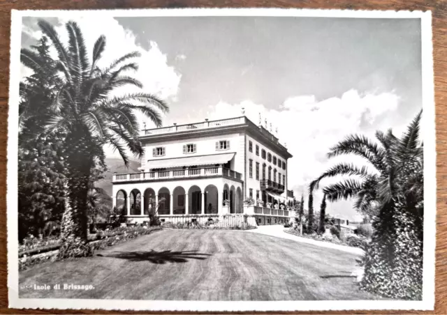 "Isole di Brissago, Parco Botanico"" vecchia cartolina scaduta"