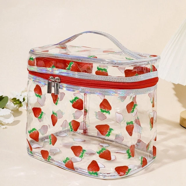 Cas de stockage Sac cosmétique transparent Étui de brosse de maquillage