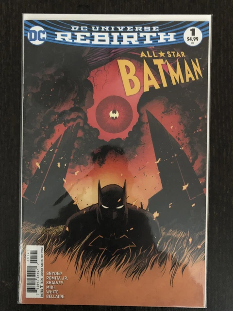 All Star Batman #1 2016 Declan Shalvey Variant DC Comics NM Snyder Romita JR