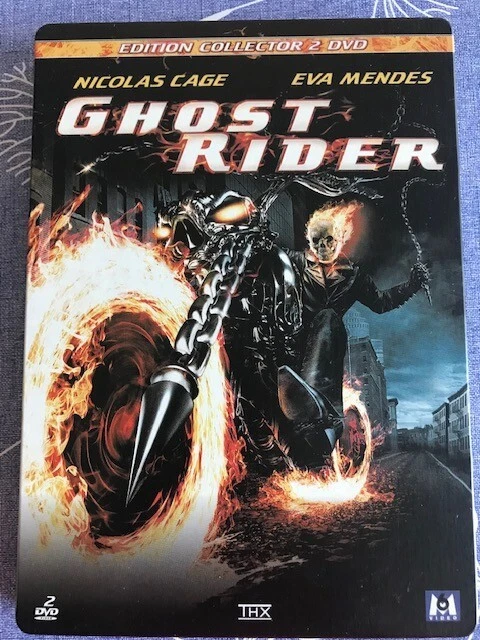 GHOST RIDER- NICOLAS CAGE - Édition Collector 2 DVD STEELBOOK -NEUF -V ...