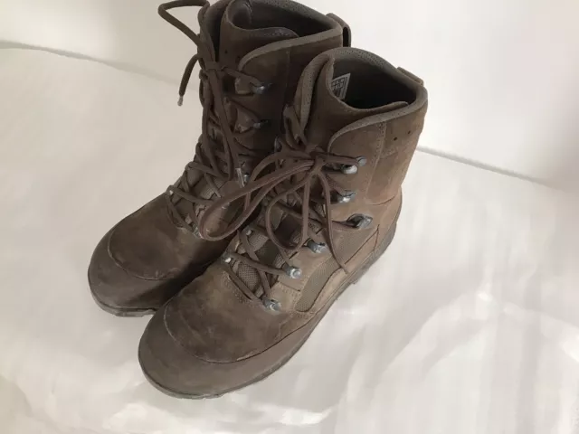 HAIX Combat Desert Boots Size 10M BROWN High Liability Military Surplus VGC Used