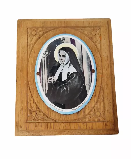 RARE ANTIQUE FRENCH Lourdes Enamel St Bernadette Icon C.1900 $199.00 ...