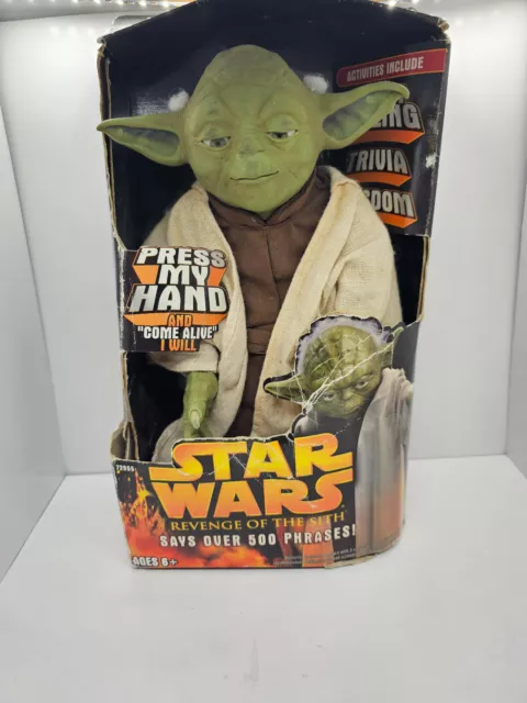 Call Upon Yoda Star Wars Revenge of the Sith 12" Talking Figure 2005 Jedi Master