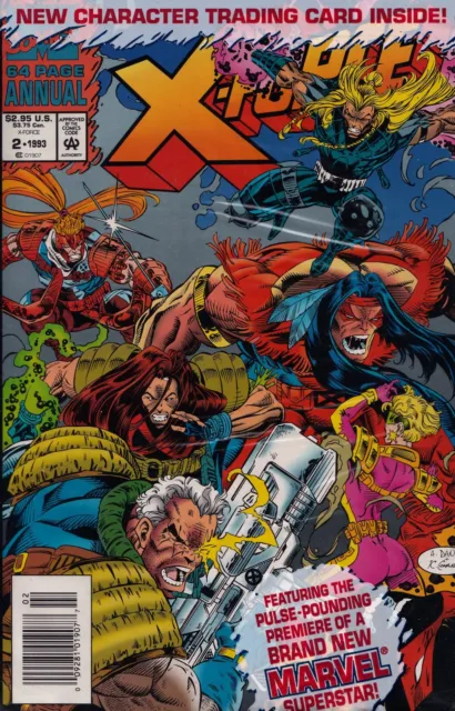 X-Force Annual #2 Newsstand Polybagged Cover (1992-1994) Marvel Comics