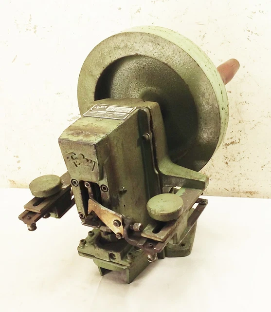 Vtg Foley automatic saw retoother machine hand crank belt drive bench top #32000