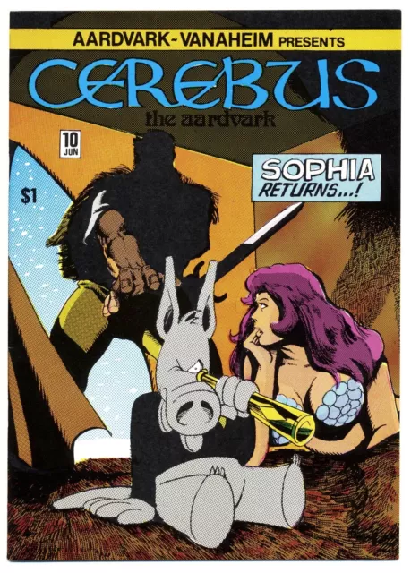 CEREBUS #10 F/VF, Dave Sim, The Aardvark-Vanaheim Comics 1979