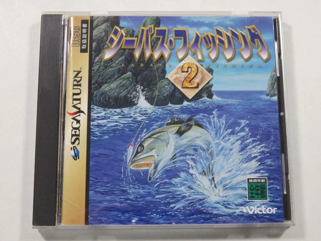 SEABASS FISHING 2 Sega Saturn Ntsc-Japan (Complete With Spin/Reg Card