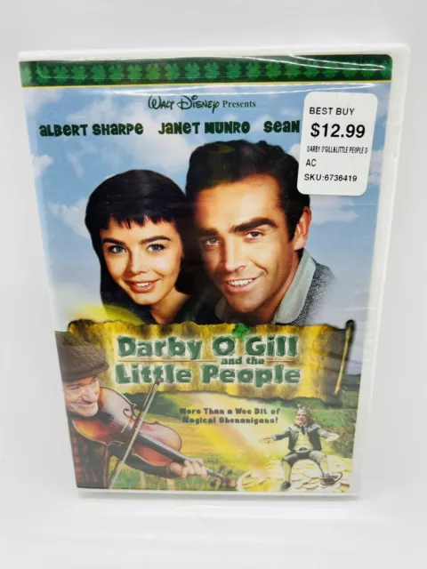 Walt Disney DARBY O'GILL and The Little People DVD Janet Munro SEAN CONNERY 0509
